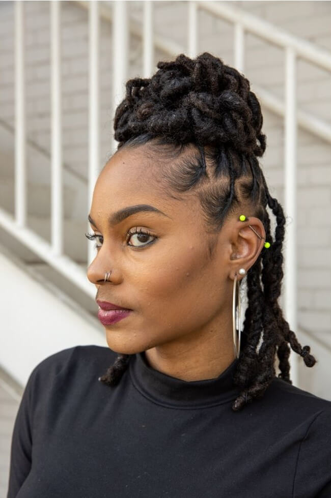 cute hairstyles for locs