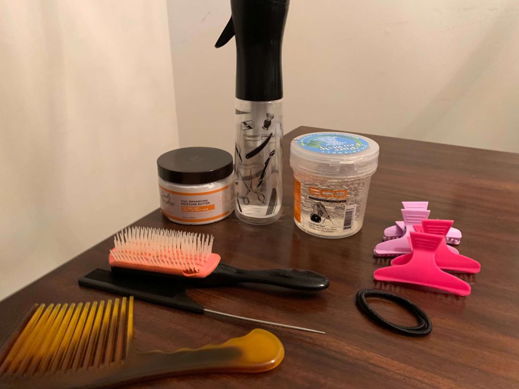 natural hair products and tools